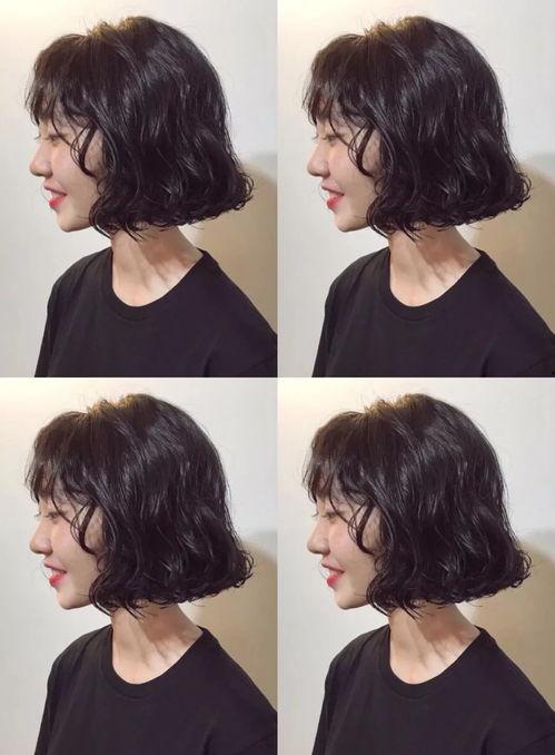 蛋蛋卷发型图片短发,短发生动演绎蛋蛋卷发型魅力